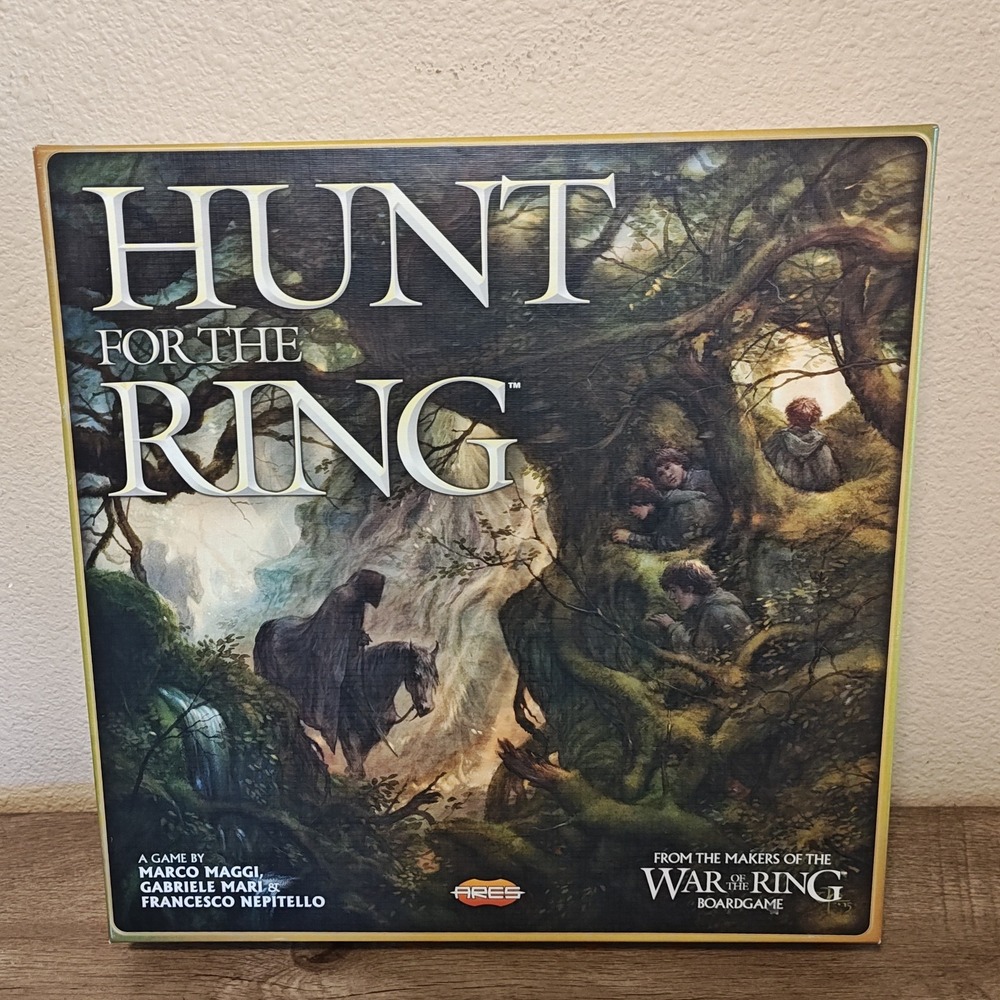 Ares Hunt for the Ring Board Game Multicolor Lord of the Rings Strategy Complete